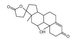 3'-(3-oxo-11 beta,17-dihydroxy-4-androstene-17 alpha- yl)propionic acid lactone picture