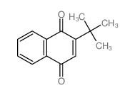 1,4-Naphthalenedione, 2-(1,1-dimethylethyl)- structure