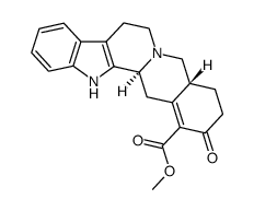 (-)-Δ15,16-didehydroyohimbinone Structure