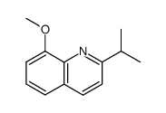 2-isopropyl-8-methoxyquinoline结构式