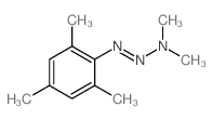 1-Triazene,3,3-dimethyl-1-(2,4,6-trimethylphenyl)- structure