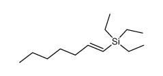 (E)-triethyl(hept-1-enyl)silane Structure