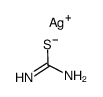 silver(I) carbamimidothioate Structure