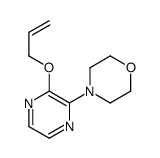 4-(3-prop-2-enoxypyrazin-2-yl)morpholine Structure