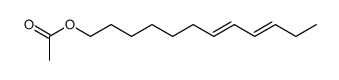 (E,E)-7,9-Dodecadienyl acetate structure