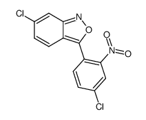 6-chloro-3-(4'-chloro-2'-nitrophenyl)-2,1-benzisoxazole结构式