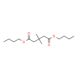 3,3-Dimethylpentanedioic acid dibutyl ester structure