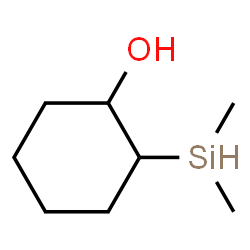 Cyclohexanol, 2-(dimethylsilyl)- (9CI) Structure