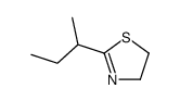 2-(仲丁基)-4,5-二氢噻唑结构式