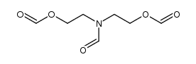 O,O,N-triformyldiethanolamine结构式