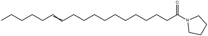 1-(12-Octadecenoyl)pyrrolidine结构式