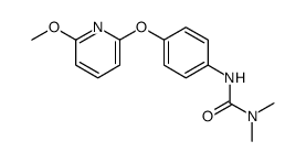 3-[4-(6-methoxypyridin-2-yl)oxyphenyl]-1,1-dimethylurea Structure