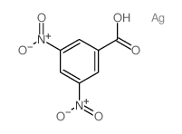 Benzoic acid,3,5-dinitro-, silver(1+) salt (1:1)结构式