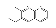 3-ethyl-2-methyl-1,8-naphthyridine结构式