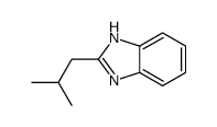 2-(2-methylpropyl)-1H-benzimidazole structure