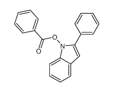 (2-phenylindol-1-yl) benzoate Structure