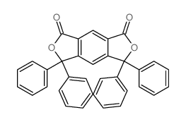 1,1,7,7-tetraphenylfuro[3,4-f][2]benzofuran-3,5-dione结构式