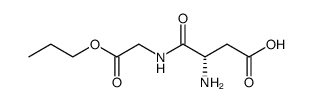 (S)-3-amino-4-oxo-4-((2-oxo-2-propoxyethyl)amino)butanoic acid Structure