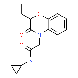 4H-1,4-Benzoxazine-4-acetamide,N-cyclopropyl-2-ethyl-2,3-dihydro-3-oxo-(9CI)结构式