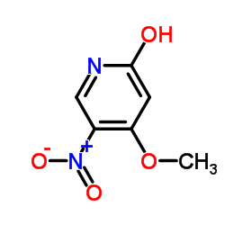4-Methoxy-5-nitro-2-pyridinol structure