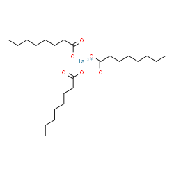 lanthanum(3+) octanoate结构式
