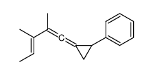 [2-(2,3-dimethylpenta-1,3-dienylidene)cyclopropyl]benzene结构式