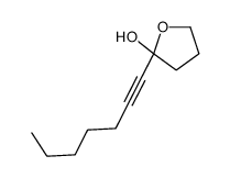 2-hept-1-ynyloxolan-2-ol结构式