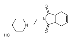 2-(2-piperidin-1-ium-1-ylethyl)-3a,4,7,7a-tetrahydroisoindole-1,3-dione,chloride Structure
