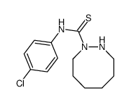 N-(4-chlorophenyl)diazocane-1-carbothioamide结构式