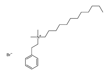dodecyl-dimethyl-(2-phenylethyl)azanium,bromide Structure