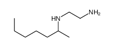 N'-heptan-2-ylethane-1,2-diamine结构式