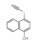 4-thiocyanatonaphthalen-1-ol结构式