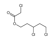 3,5-dichloropentyl 2-chloroacetate Structure