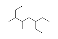 6-ethyl-3,4-dimethyloctane结构式