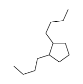 1,2-dibutylcyclopentane Structure