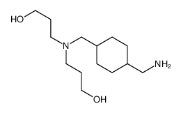 3-[[4-(aminomethyl)cyclohexyl]methyl-(3-hydroxypropyl)amino]propan-1-ol结构式