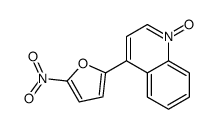 4-(5-nitrofuran-2-yl)-1-oxidoquinolin-1-ium结构式