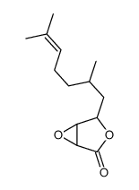 4-(2,6-dimethylhept-5-enyl)-3,6-dioxabicyclo[3.1.0]hexan-2-one Structure