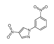 4-nitro-1-(3-nitrophenyl)pyrazole Structure