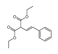 (E)-diethyl-2-styrylmalonate结构式