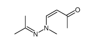 3-Butene-2-one, 4-(methyl(1-methylethylidene)hydrazino)-结构式