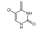 5-Chloro-4-thioxo-3,4-dihydro-1H-pyrimidin-2-one结构式