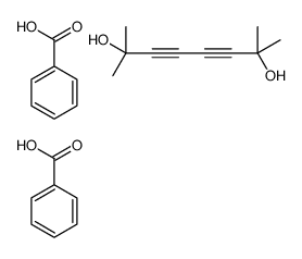 benzoic acid,2,7-dimethylocta-3,5-diyne-2,7-diol Structure