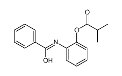 (2-benzamidophenyl) 2-methylpropanoate Structure