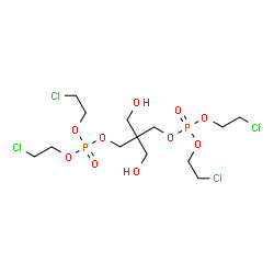 2,2-Bis[[[bis(2-chloroethoxy)phosphinyl]oxy]methyl]-1,3-propanediol structure