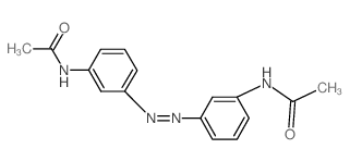 Acetamide, N,N'-(azodi-3,1-phenylene)bis- (en) Structure