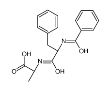 (2S)-2-[[(2S)-2-benzamido-3-phenylpropanoyl]amino]propanoic acid Structure