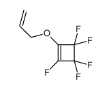 1,3,3,4,4-pentafluoro-2-prop-2-enoxycyclobutene Structure