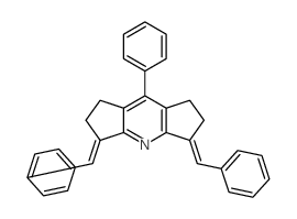 (3E,5E)-3,5-dibenzylidene-8-phenyl-1,2,6,7-tetrahydrodicyclopenta[2,1-b:2',1'-f]pyridine Structure