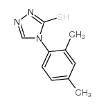 4-(2,4-二甲基苯基)-4H-1,2,4-噻唑-3-硫醇结构式